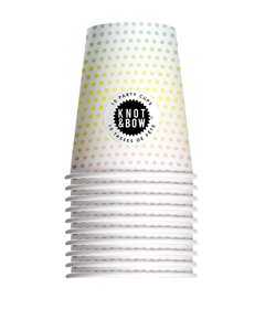 RAINBOW DOT PARTY CUPS